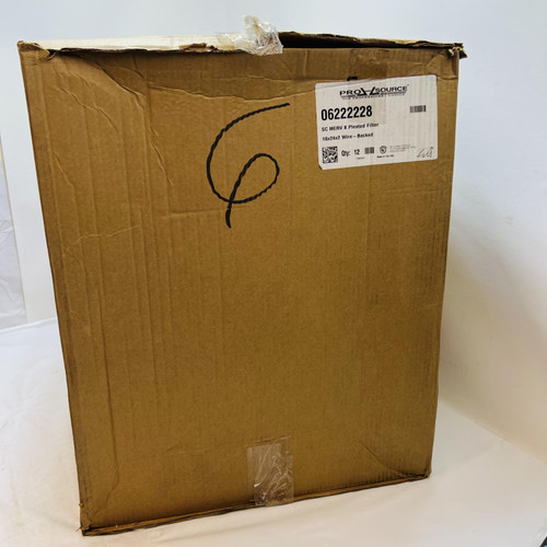 PROSOURCE SC MERV 8 Pleated Filter 18x24x2 Wire-Backed, Box of 12 PROSOURCE SC MERV 8 Pleated Filter 18x24x2 Wire-Backed, Box of 12