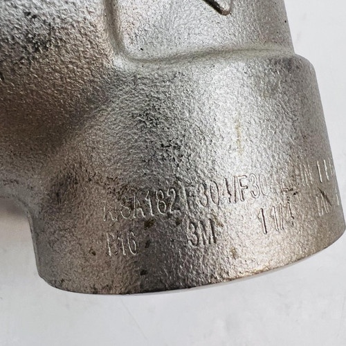 ASME B16.11 1-1/4" 90° Elbow F304/L Stainless Steel Threaded Pipe Fitting