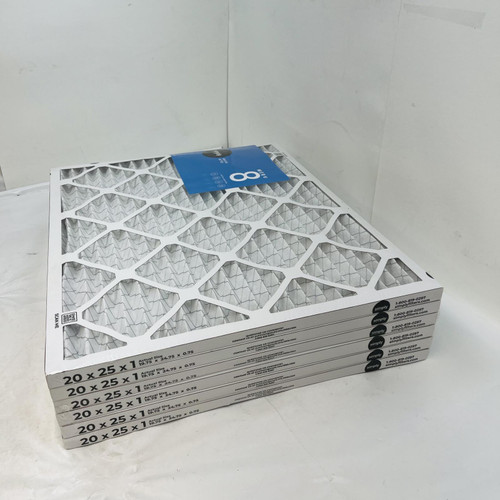 Simply Filters Air Filter 20x25x1, MERV 8, 6-Pack, Breathe Better HVAC Furnace