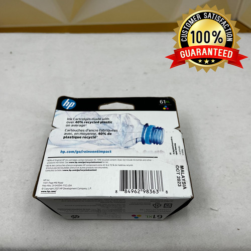 HP 61XL Tri-color High-yield Ink | Eligible for Instant Ink (New Seal)