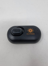 SOLAR EARBUDS Solar Powered Bluetooth Headphones Black
