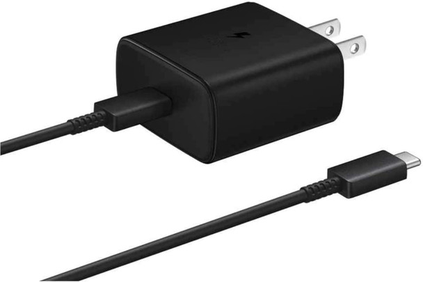 Samsung Genuine Official 15W USB-C Super-Fast Charging Wall Charger EP-T1510XBEGUS (Black)