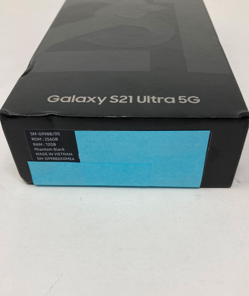 Samsung Galaxy S21 Ultra G998B/DS 256GB 12GB RAM 5G DUAL SIM (Global Model) GSM ONLY NO CDMA Factory Unlocked (Phantom Black)