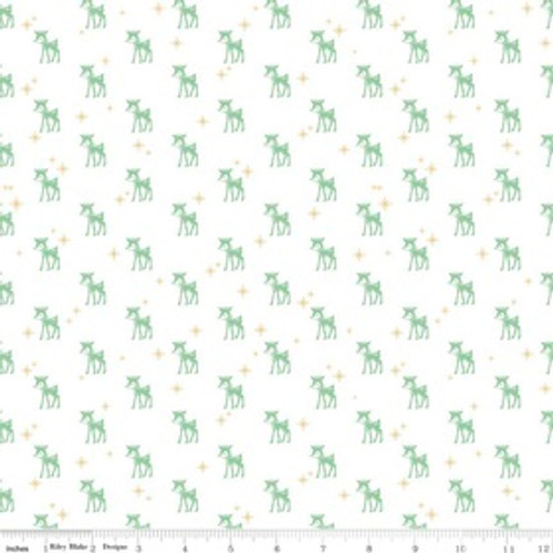 Riley Blake Fabric - Cozy Christmas - Lori Holt - White #C5364