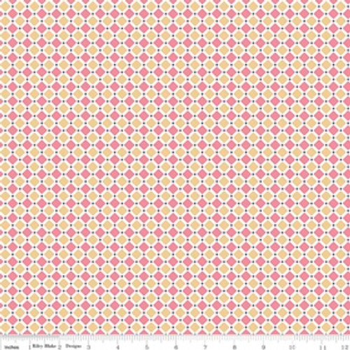 Riley Blake Fabric - Cozy Christmas - Lori Holt - Pink #C5366