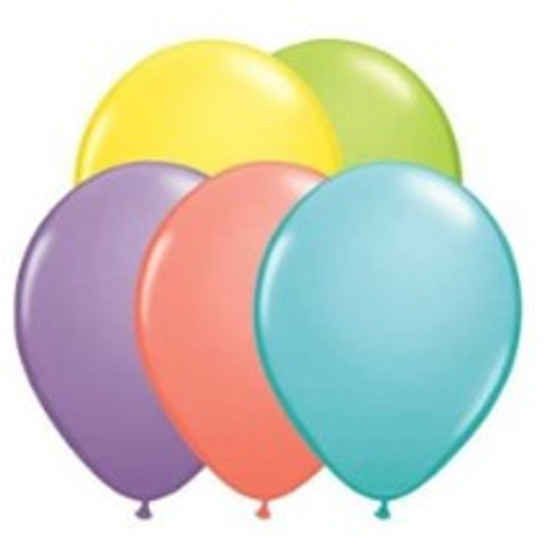 Sorbet Mini Balloon Set of 10 - (Yellow, Blue, Green, Pink and Purple) (12cm / 5 Inches)