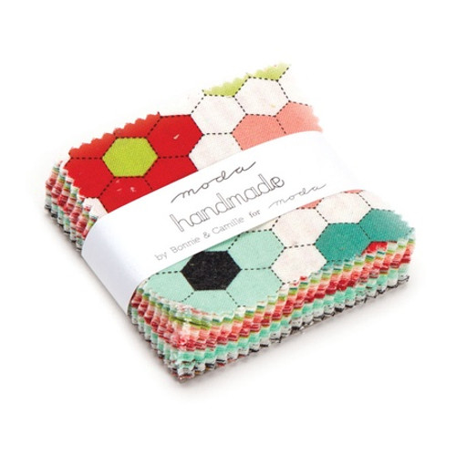 Moda Fabric Precuts - Mini Charm Pack - Handmade by Bonnie & Camille