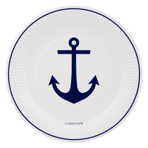 Paper Plate 12 Set - Anchor