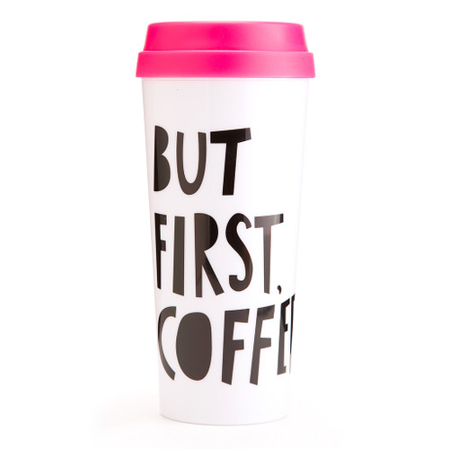 Hot Stuff Thermal Mug - But First, Coffee