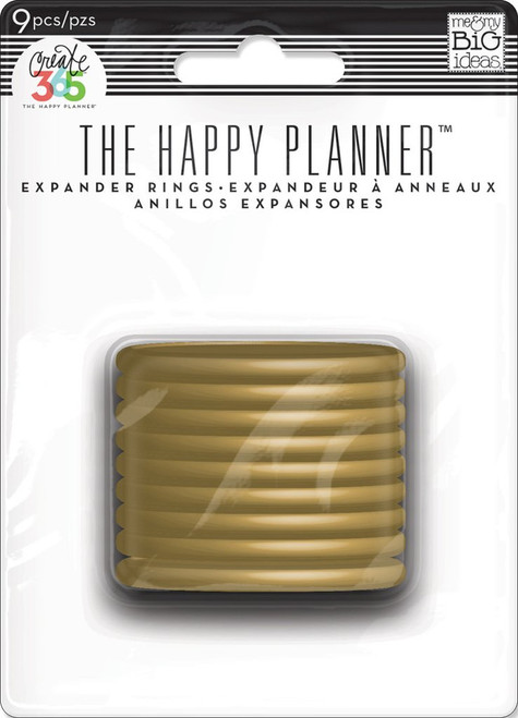 The Happy Planner - Me and My Big Ideas - Gold - Big (Large) Discs