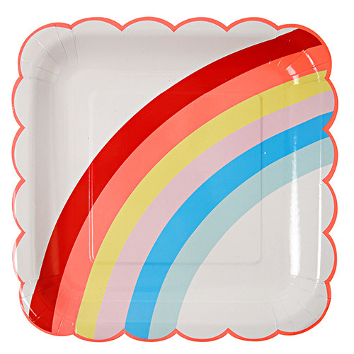 Meri Meri - Rainbow Large Plate