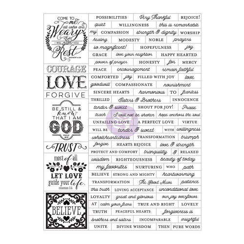 My Prima Planner - Prima Love, Faith, Scrap Planner Stickers