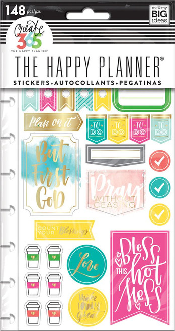 Me and My Big Ideas - The Happy Planner - Planner Stickers - Faith Gratitude