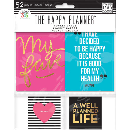 Me and My Big Ideas - The Happy Planner - Pocket Cards - Set of 52