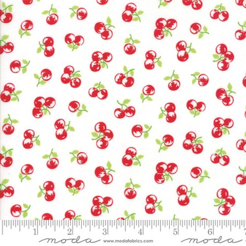 Moda Fabric - The Good Life - Bonnie & Camille  Cream Red  55158  29