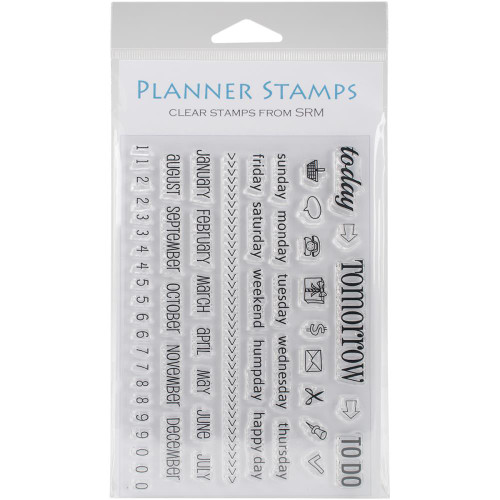 SRM Press - SRM Planner Clear Stamps - Today, Tomorrow, To Do