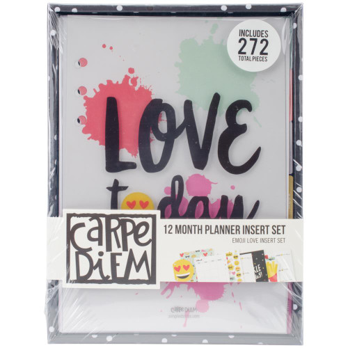 Carpe Diem - Simple Stories - Emoji Love A5 Planner Inserts