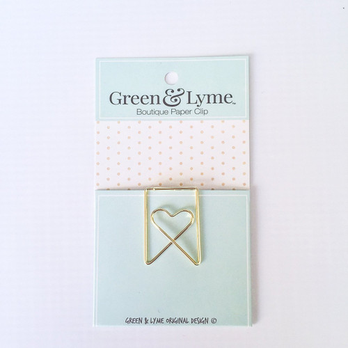 Green and Lyme - Page Flag Paper Clip