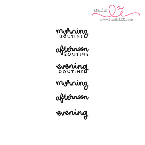 Studio l2e - Planner Stamps -  Routines