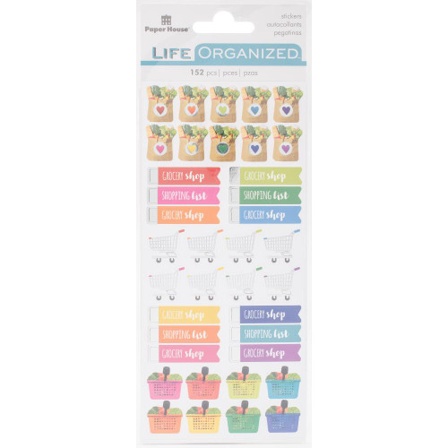 Paper House - Functional Planner Stickers - Grocery