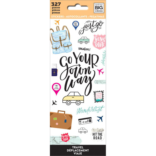 The Happy Planner  - Me and My Big Ideas - Petite Sticker Sheets - Travel