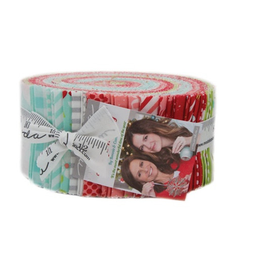 Moda Fabric Precuts Jelly Roll - Vintage Holiday by Bonnie & Camille