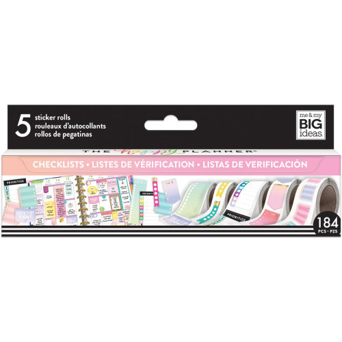 The Happy Planner - Me and My Big Ideas - Sticker Roll - Checklist