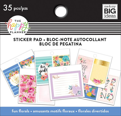 Me and My Big Ideas - The Happy Planner - Tiny Sticker Pad - Floral