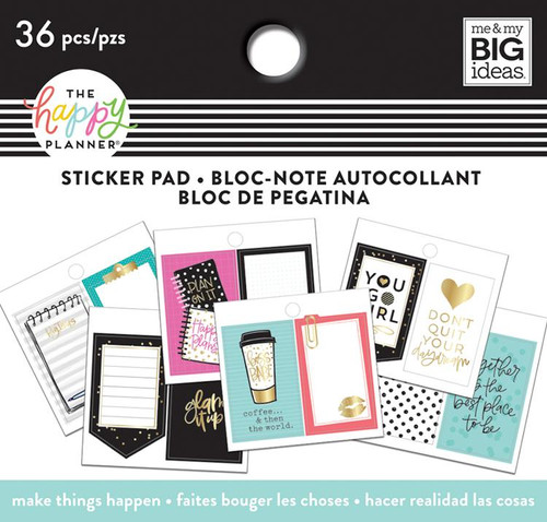 Me and My Big Ideas - The Happy Planner - Tiny Sticker Pad - Make Things Happen