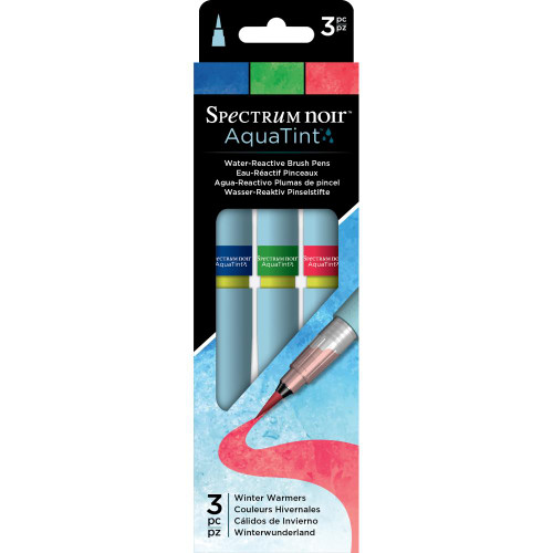 Spectrum Noir AquaTint Pens - Set of 3 - Winter Warmers