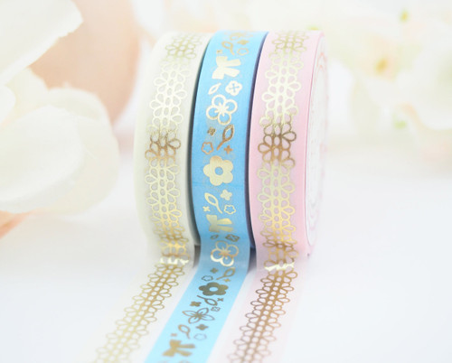 The Pink Room Co - DAISY in BLUE Washi Collection - The Pink Room Co Exclusive Original