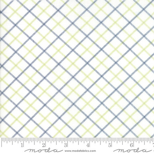 Moda Fabric - Smitten - Bonnie & Camille - Bias Plaid Navy #55175 27