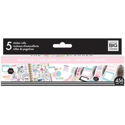 The Happy Planner - Me and My Big Ideas - Sticker Roll - Pastels