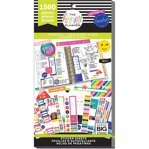 Me and My Big Ideas - The Happy Planner - Value Pack Stickers - Bright (#1500)