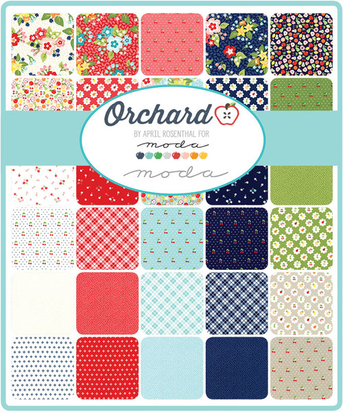 Moda Fabric Precuts Jelly Roll - Orchard by April Rosenthal Moda Fabric Precuts Jelly Roll - Orchard by April Rosenthal