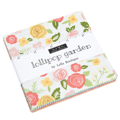 Moda Fabric Precuts Charm Pack - Lollipop Garden by Lella Boutique