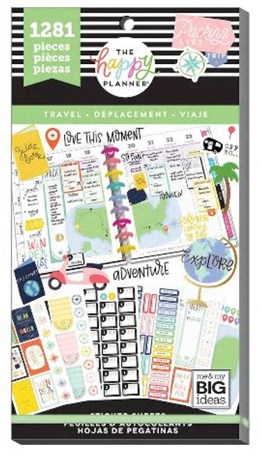 Me and My Big Ideas - The Happy Planner - Value Sticker Book - Travel (#1281)