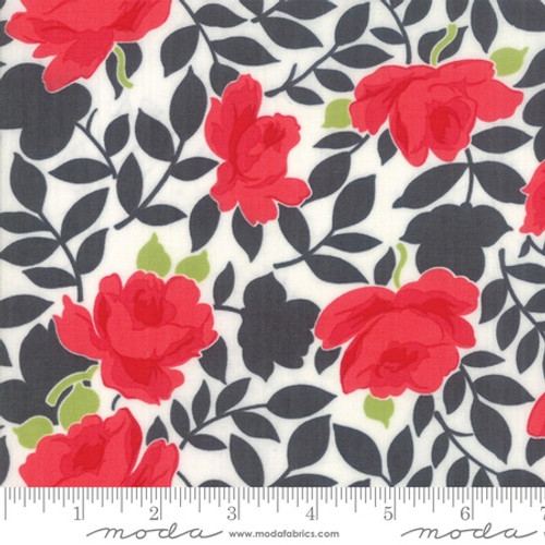 Moda Fabric - Little Snippets - Bonnie & Camille - Charcoal  #55180 16