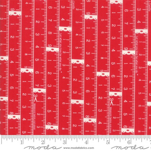 Moda Fabric - Little Snippets - Bonnie & Camille - Red  #55181 11