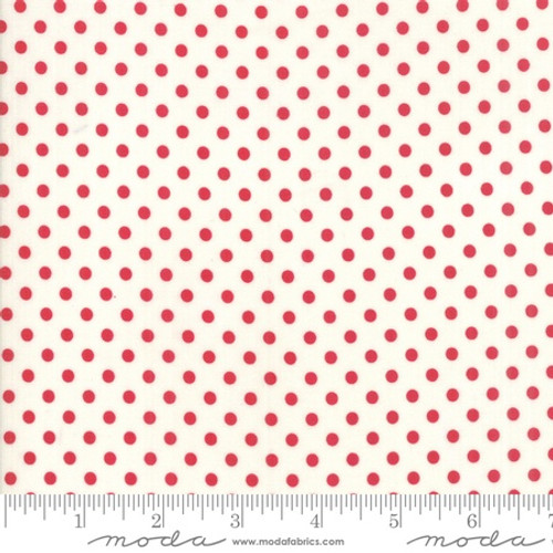 Moda Fabric - Little Snippets - Bonnie & Camille -Red Cream  #55185  21