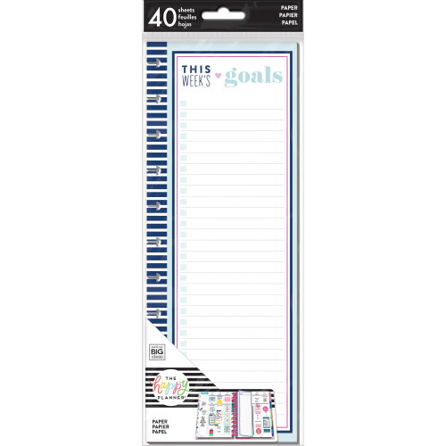 Me and My Big Ideas - The Happy Planner - Big Fill Paper - This Week's Goals