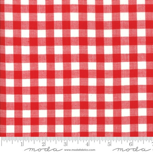 Moda Fabric - Wovens - Bonnie & Camille - Check Red #12405 18