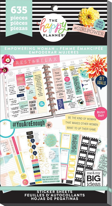 Me and My Big Ideas - The Happy Planner - Value Pack Stickers - Empowering Woman (#635)