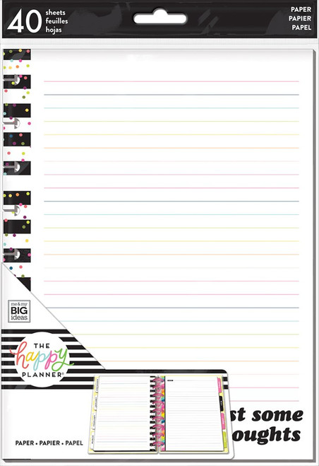 Me and My Big Ideas - The Happy Planner - Classic Refill Notes - Multi Stripe