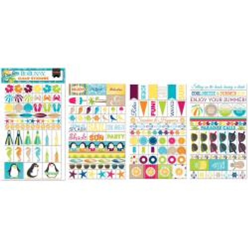 BoBunny - Clear Planner Stickers - Make a Splash