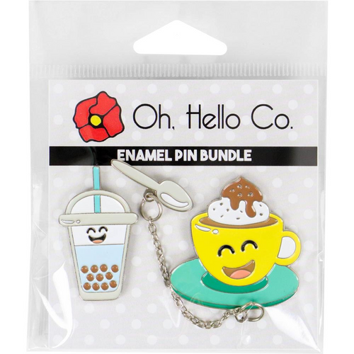 Oh Hello Co - Enamel Pins - Coffee Shop