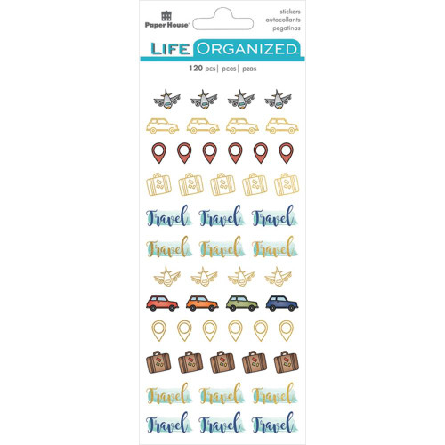 Paper House - Functional Planner Stickers - Travel