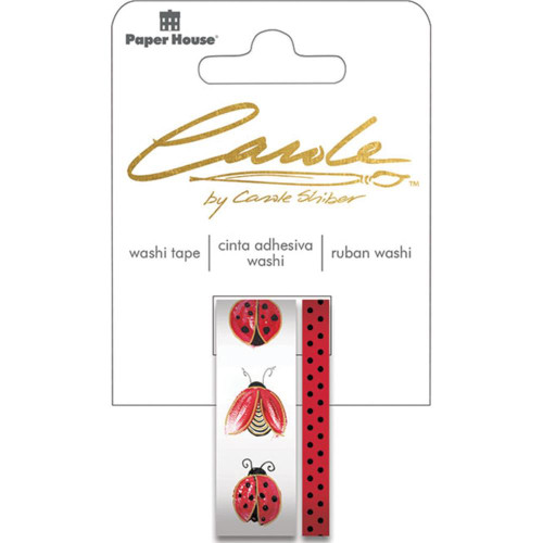 Paper House - Washi Tape - Set of 2 - Ladybugs