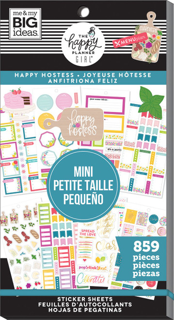 Me and My Big Ideas - The Happy Planner - Value Pack Stickers - Happy Hostess - Mini (#859)