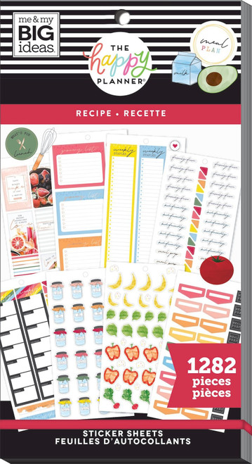 The Happy Planner - Me and My Big Ideas - Value Pack Stickers - Recipe (#1282)